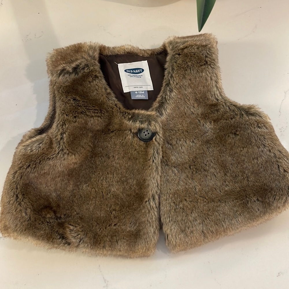 Baby Faux Fur Vest